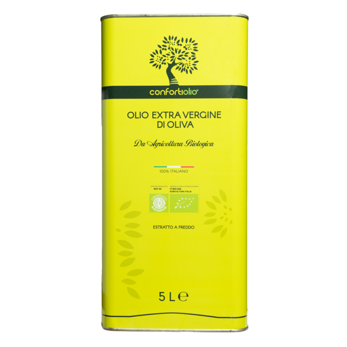 Bio Natives Olivenöl Extra – 5 L – 100 % aus Italien – Ernte 2025/2026