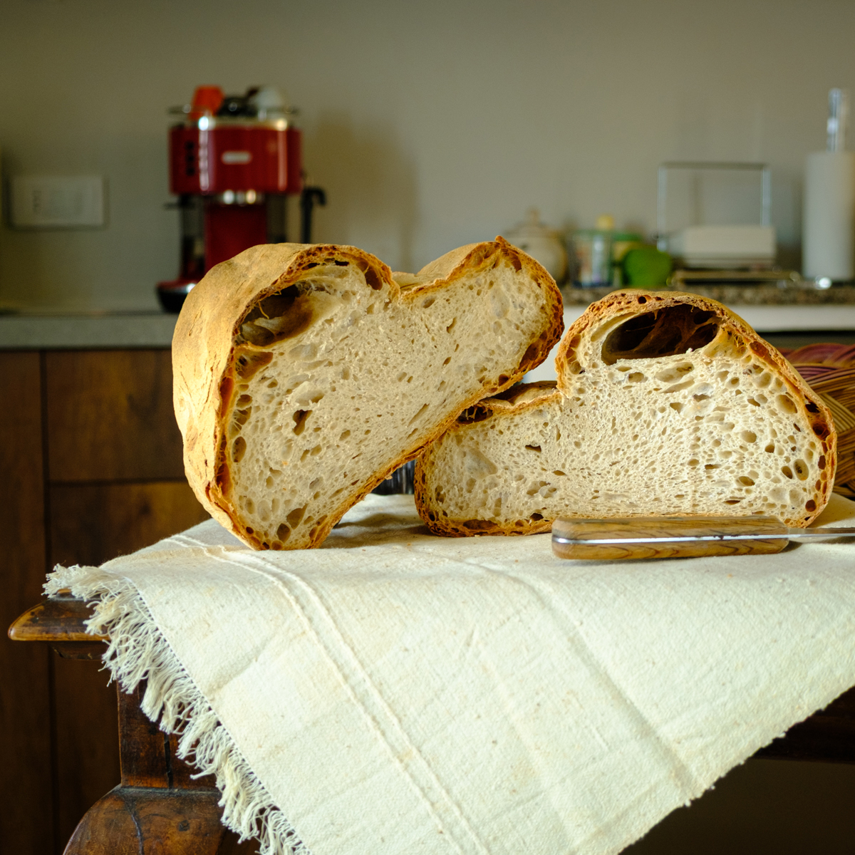 Pane di Cerchiara – Traditionelles kalabrisches Brot – 1 kg – Bild 4