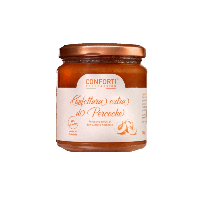 Bio Pfirsichkonfitüre Extra aus Kalabrien – 340 g